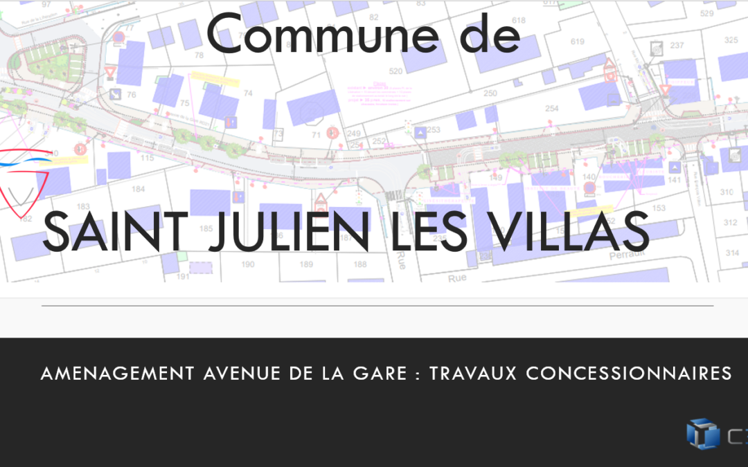 Aménagement des travaux sur l’avenue de la Gare